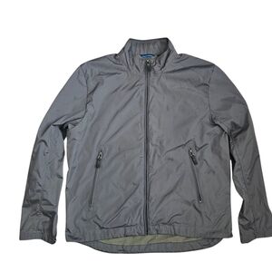 Martin & Osa Mens Windbreaker Jacket Gray Sz Large Gorpcore Outdoor